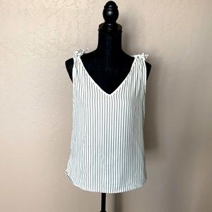 Banana Republic striped sleeveless top size small
